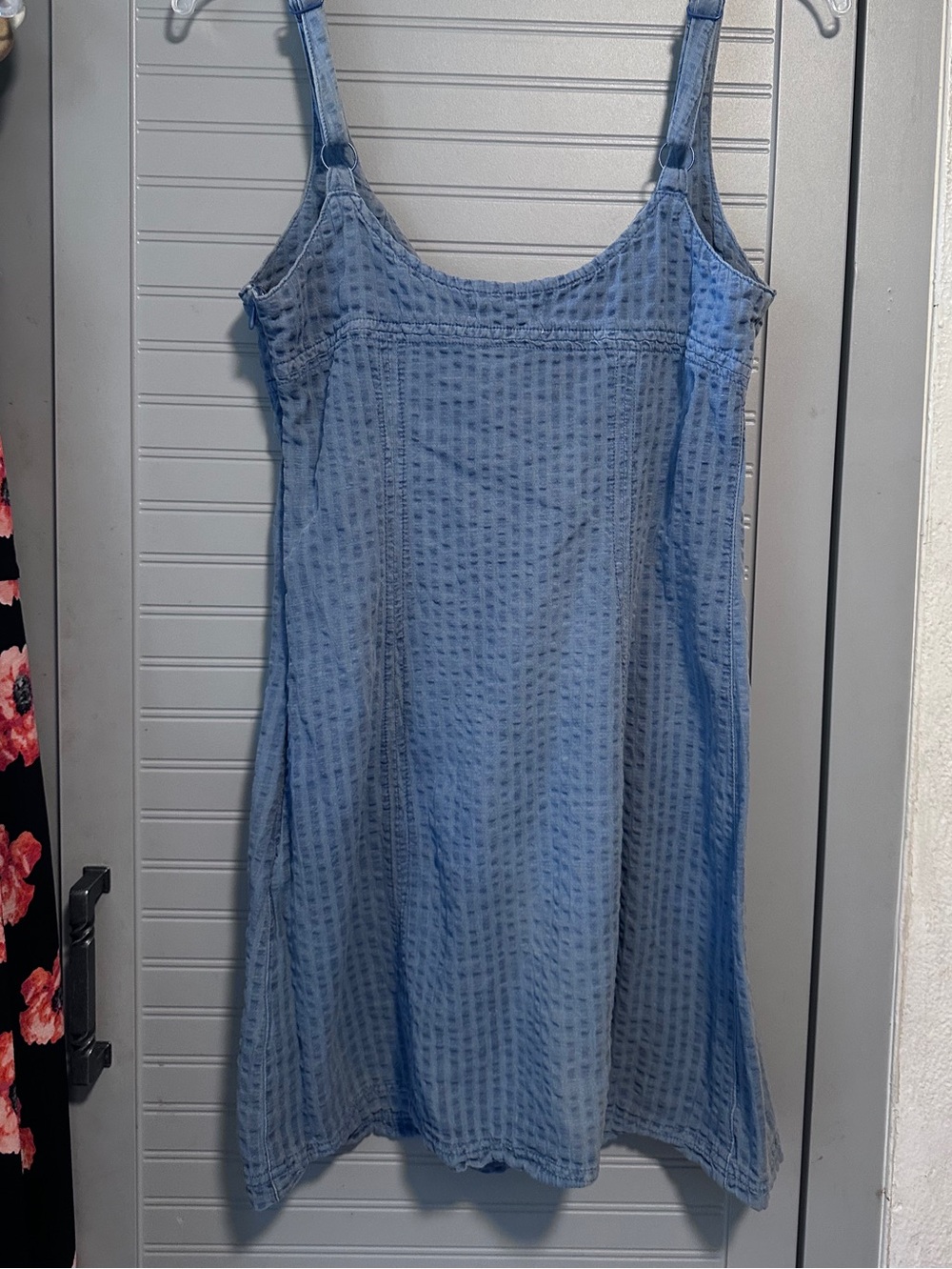 UO Why Not Seersucker Mini Dress Sz. M - Picture 11 of 14